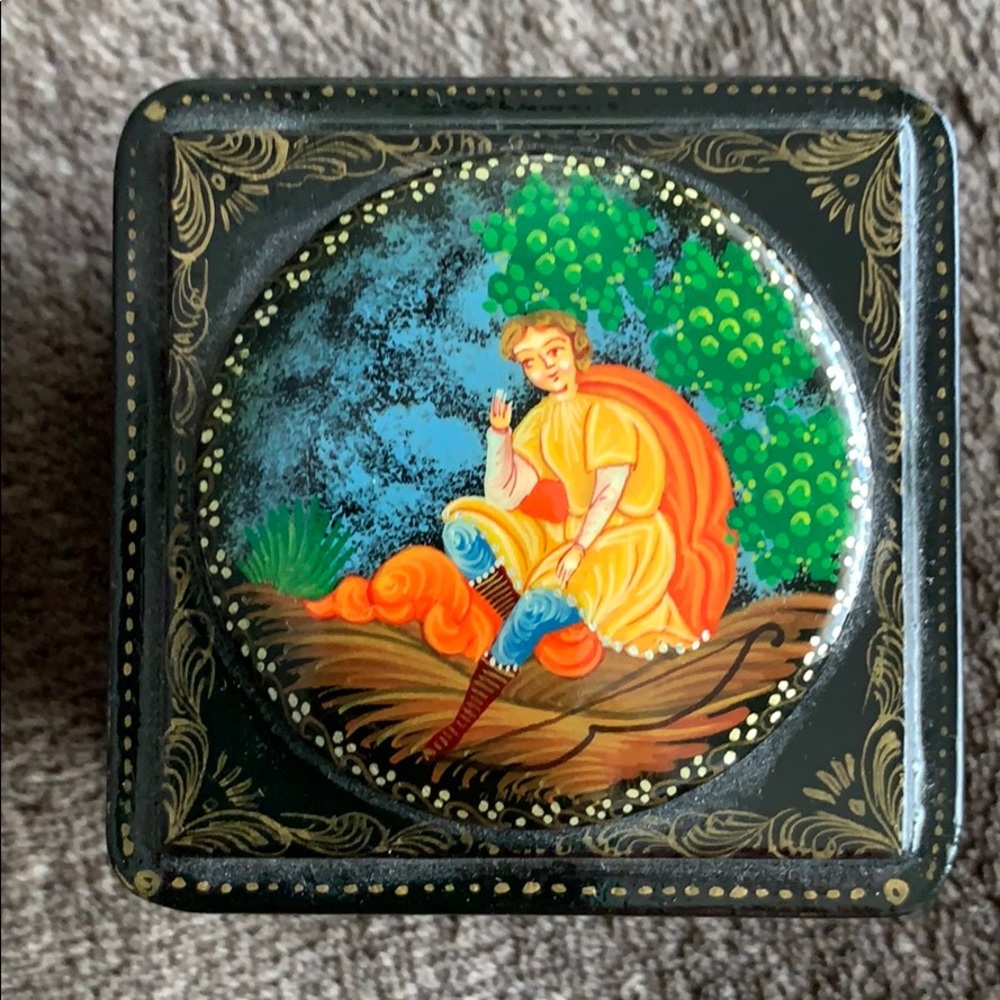 Hand made wood storage box